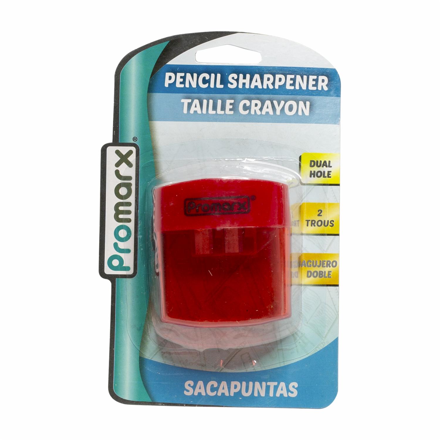 Sacapuntas Doble Con Contenedor PROMARX Unidad - Imagen 2