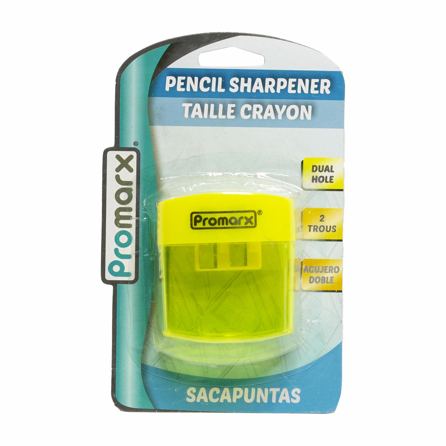 Sacapuntas Doble Con Contenedor PROMARX Unidad - Imagen 3