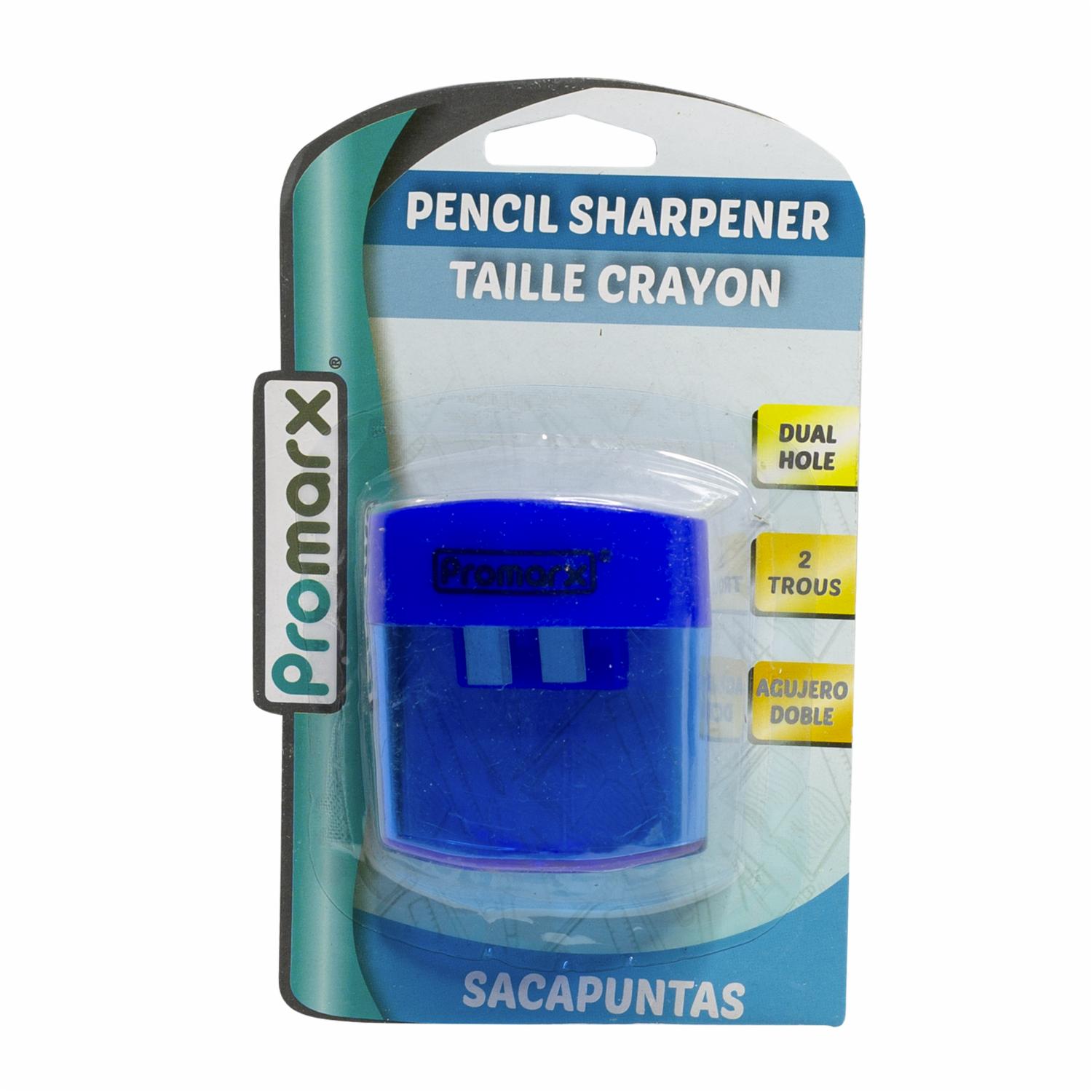 Sacapuntas Doble Con Contenedor PROMARX Unidad - Imagen 4