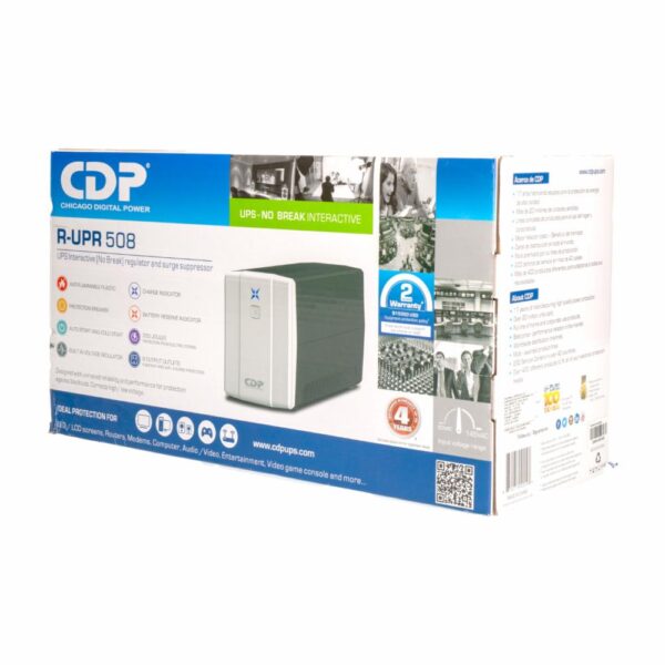 Regulador Interactivo Ups Cdp R-Upr508 SIGLO XXI 500Va / 250W - Imagen 2