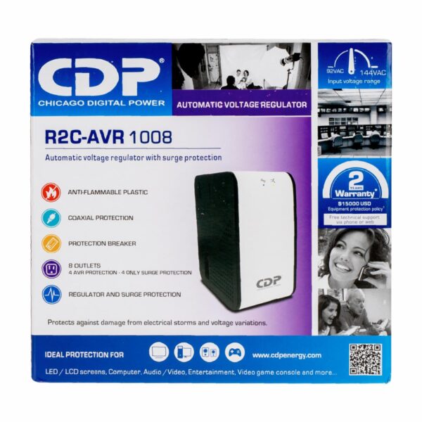 Regulador De Voltaje R-UPR 508 CDP 500 VA - Imagen 6