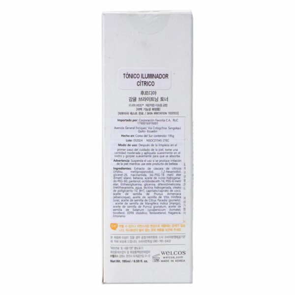Tónico Citrus Brightening Toner FRUDIA 195 Ml - Imagen 2