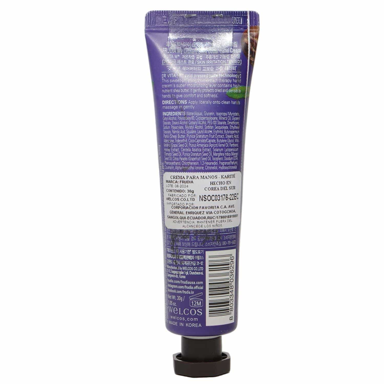 Crema De Manos FRUDIA Natural - Imagen 2