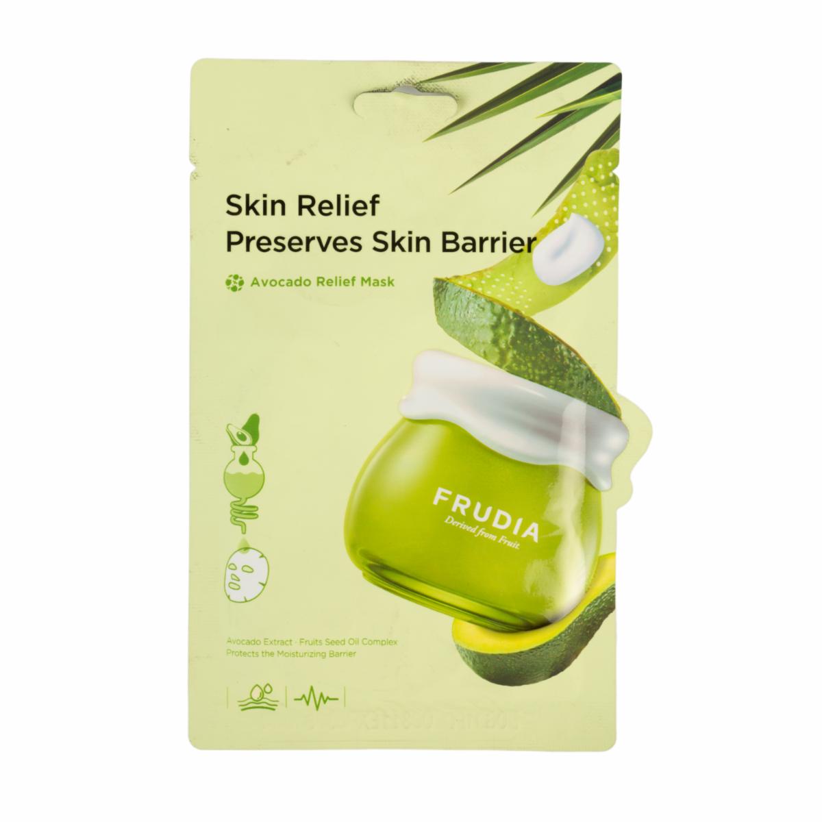 Mascarilla Facial En Crema Relajante De Aguacate FRUDIA Inner Pack 20 Ml