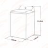 Secadora De Ropa Eléctrica 7MWED1900EW WHIRLPOOL 19 Kilos - Imagen 4