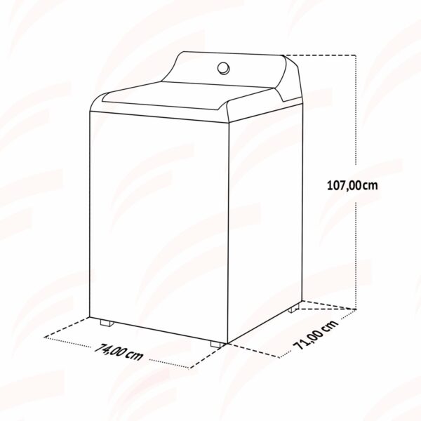 Secadora De Ropa A Gas 7MWGD2140JB WHIRLPOOL 23 Kilos - Imagen 5