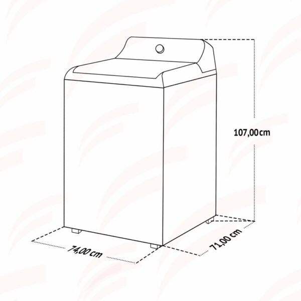 Secadora De Ropa A Gas 7MWGD2140JB WHIRLPOOL 23 Kilos - Imagen 5