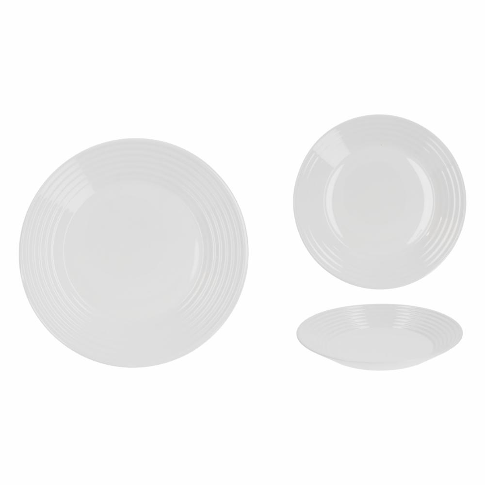 Vajilla 18 Piezas Redonda LUMINARC Assiettes Harena T - Imagen 2