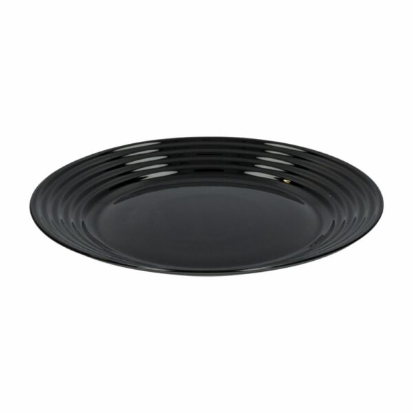 Plato Postre Harena Negro LUMINARC 19 Cm