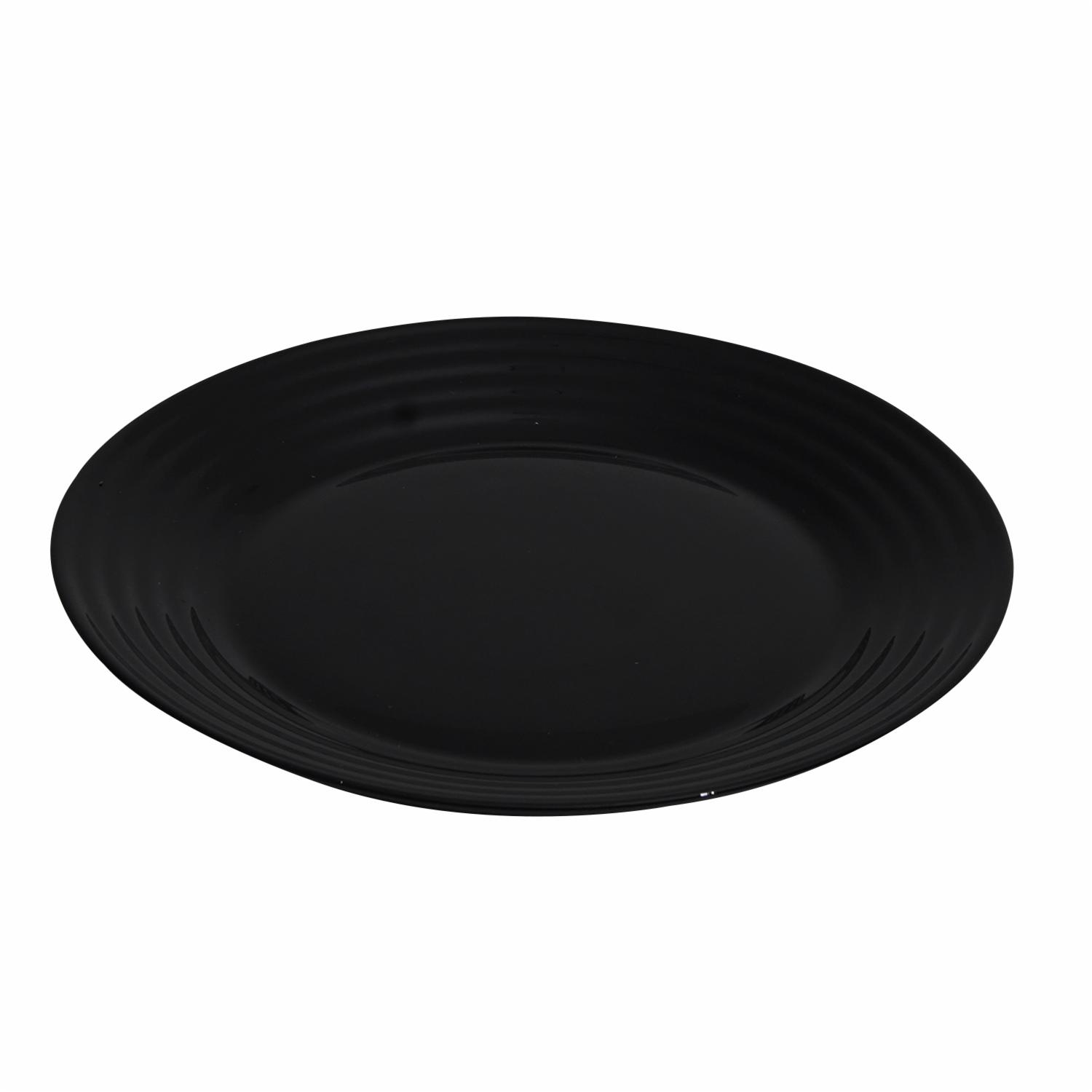 Vajilla 18 Piezas Redonda LUMINARC Harena Black