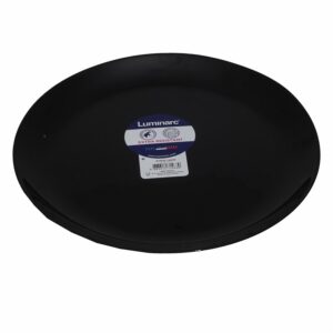 Plato Llano Diwali Negro LUMINARC 27 Cm