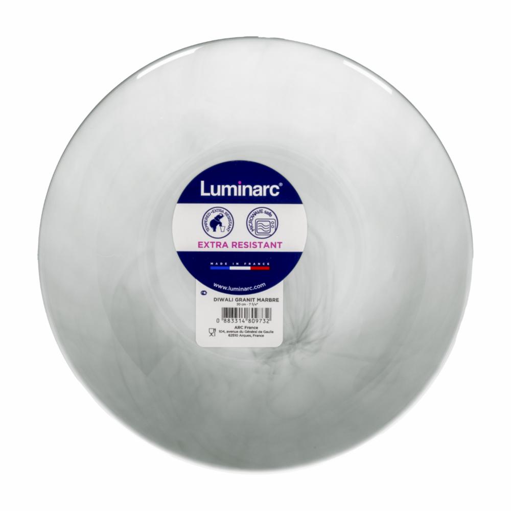 Plato Hondo Diwali Granit Marmol LUMINARC 20 Cm - Imagen 2