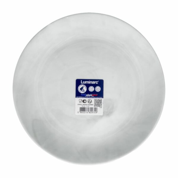 Plato Postre Diwali Granit Marmol LUMINARC 19 Cm - Imagen 2