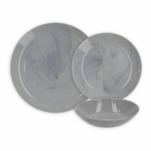 Vajilla 18 Piezas Redonda LUMINARC Diwali Granit Marbre T