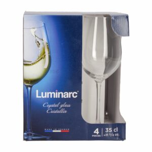 Set Copas De Vino Blanco Diseño Menades LUMINARC X4 Piezas