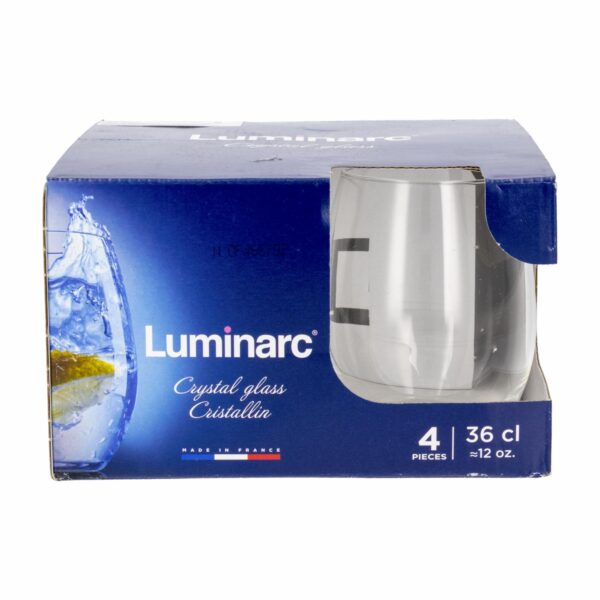 Set De Vasos Cortos Menades 4X354 Ml LUMINARC V5963 - Imagen 2
