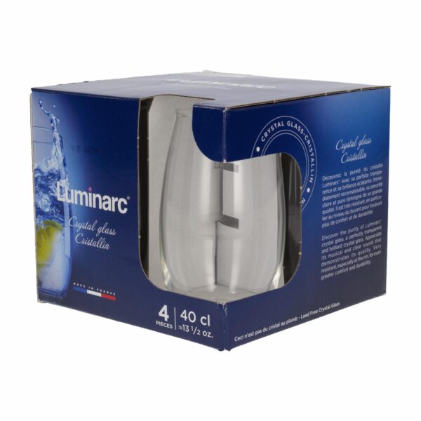 Set De Vasos Menades 4X384 Ml LUMINARC V5964 - Imagen 3