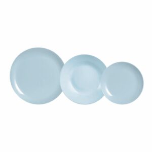 Vajilla 19 Piezas Redonda LUMINARC Diwali Paradise Azul