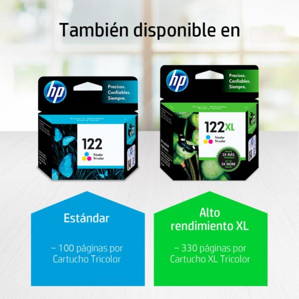 Tinta Para Impresora 122 Deskjet F2050 HP Color - Imagen 3