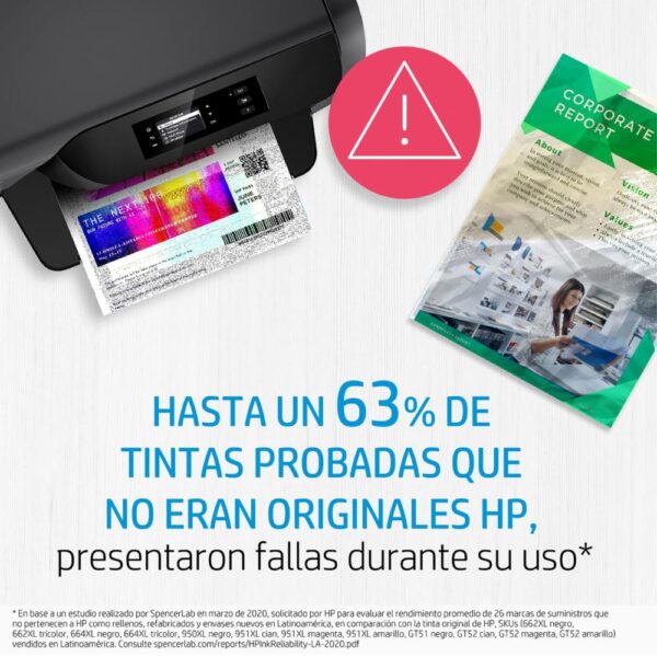 Tinta Para Impresora 122 Deskjet F2050 HP Color - Imagen 5