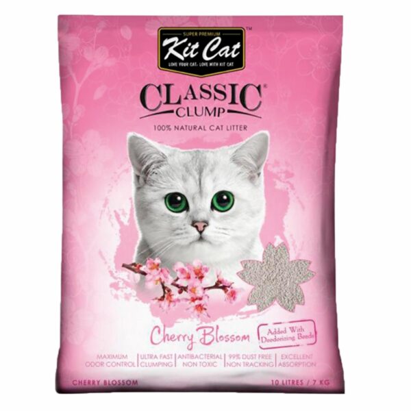 Arena Para Gatos Fragancia Cherry Blossom KIT KAT 7 Kg