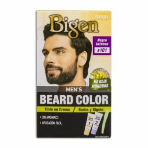 Tinte Para Barba Y Bigote Sin Amoníaco N° B.101 Negro Intenso BIGEN MEN´S 1 Kit