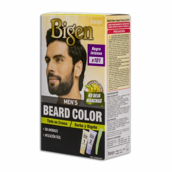 Tinte Para Barba Y Bigote Sin Amoníaco N° B.101 Negro Intenso BIGEN MEN´S 1 Kit - Imagen 3