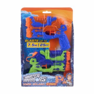Set De Dos Pistolas De Agua WATER WARRIORS 7,5 Metros