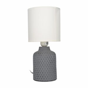 Lampara De Mesa Color Gris IKELITE 60 W