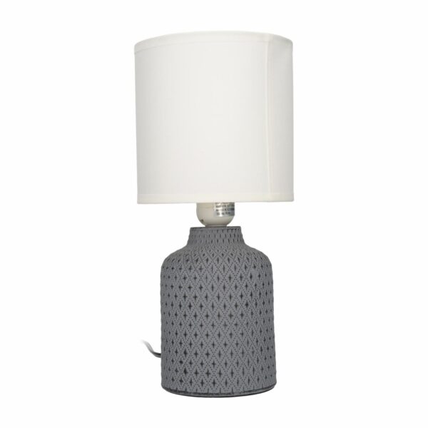 Lampara De Mesa Color Gris IKELITE 60 W