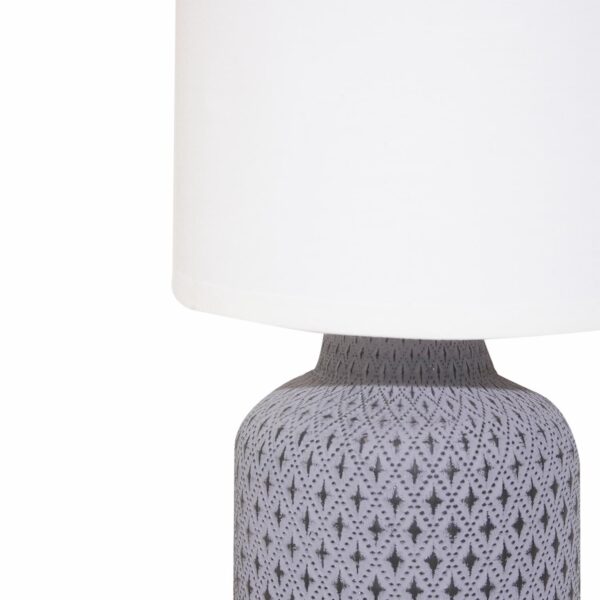 Lampara De Mesa Color Gris IKELITE 60 W - Imagen 2