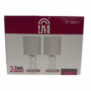 Lampara De Mesa Color Blanco Con Led IKELITE 40W