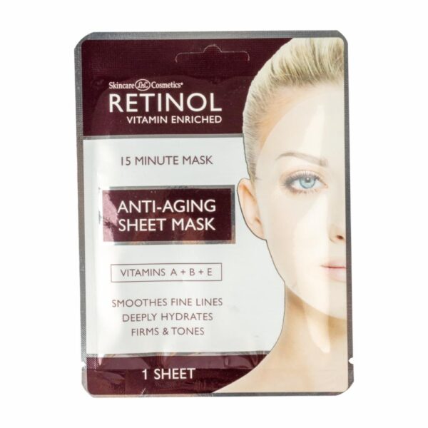 Mascarilla Antienvejecimiento Tratamiento Hidratante RETINOL Unidad
