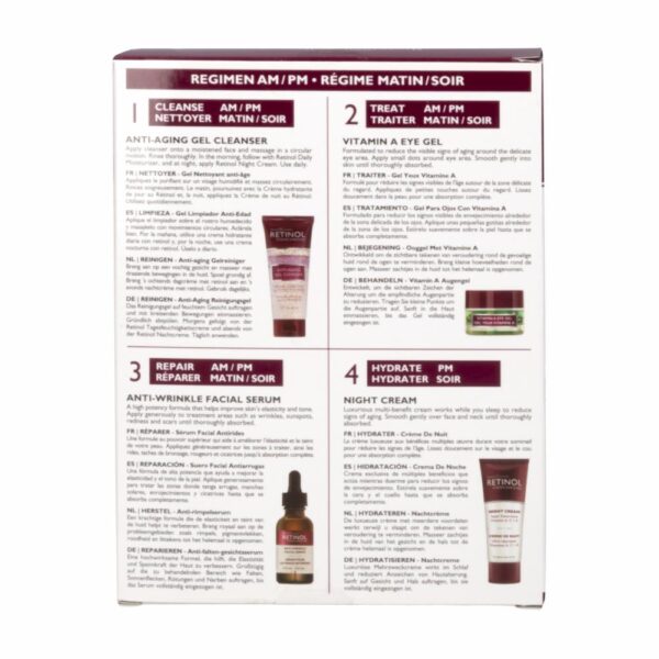 Kit Viajero Anti-Envejecimiento X4 RETINOL Paquete - Imagen 4