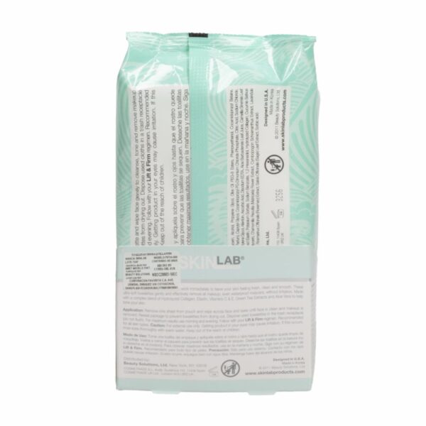 Toallitas Toallitas Desmaquillantes X60 SKINLAB Paquete - Imagen 3