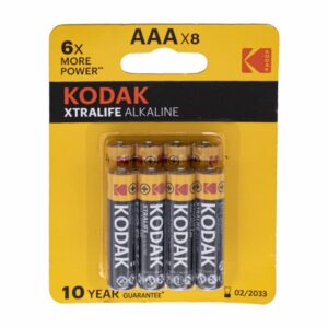 Pilas Alcalina AAA KODAK X 8 Uds