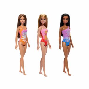 Muñeca Barbie En Traje De Baño MATTEL Modelos Surtidos