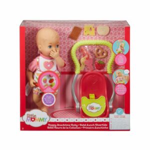Muñeca Bebé Hora De Comer LITTLE MOMMY Incluye Accesorios