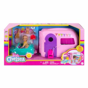 Set De Juego Camper Barbie Chelsea MATTEL Incluye +10 Piezas