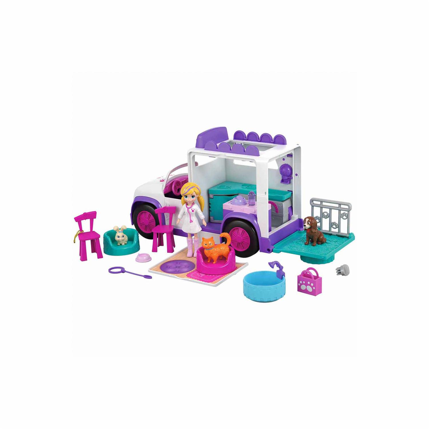 Set De Juego Hospital Móvil POLLY POCKET Incluye Accesorios