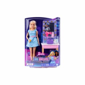 Set De Muñeca Barbie Tocador MATTEL Incluye Accesorios