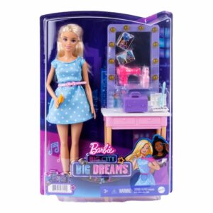 Set De Muñeca Barbie Tocador MATTEL Incluye Accesorios