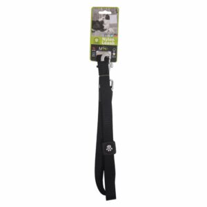 Correa Para Mascota Nylon Negro DOCO MEDIANO