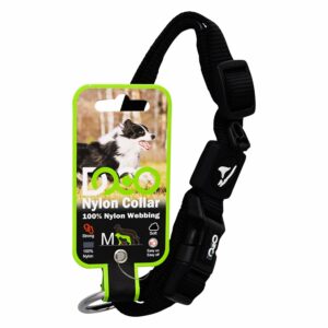 Collar Para Mascota Anillo Negro DOCO Mediano