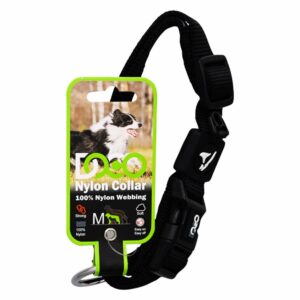 Collar Para Mascota Anillo Negro DOCO Mediano