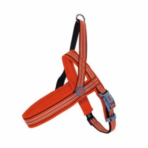 Arnés Para Mascota Neopreno Naranja DOCO Ergonómico