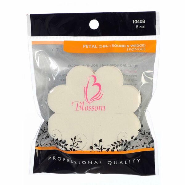 Esponja Cosmética Para Maquillaje Con Forma De Pétalos BLOSSOM 8 Uds
