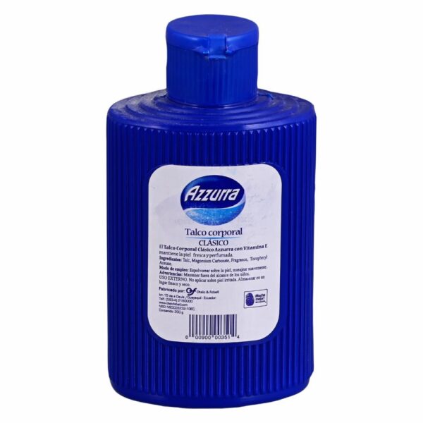 Talco Corporal Clásico AZZURRA 200 G - Imagen 2