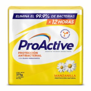 Jabón De Tocador Manzanilla Antibacterial PROACTIVE 375 G