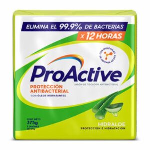 Jabón De Tocador Hidraloe Antibacterial PROACTIVE 375 G